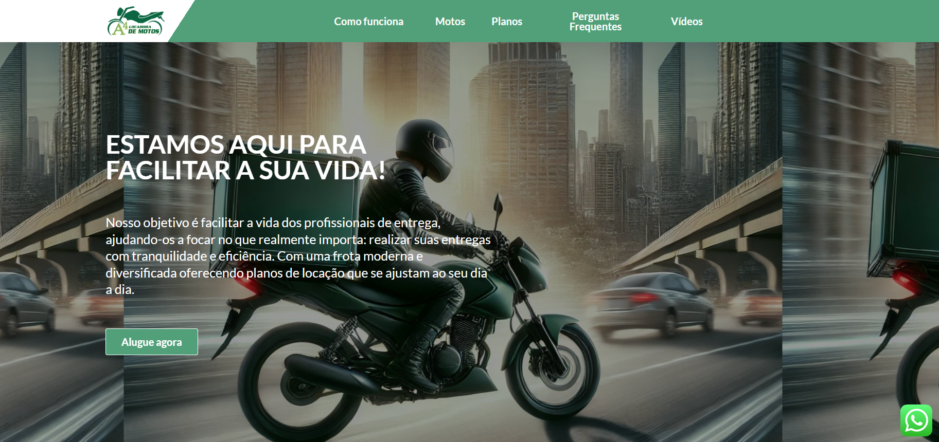 Screenshot of a4locadora.com.br