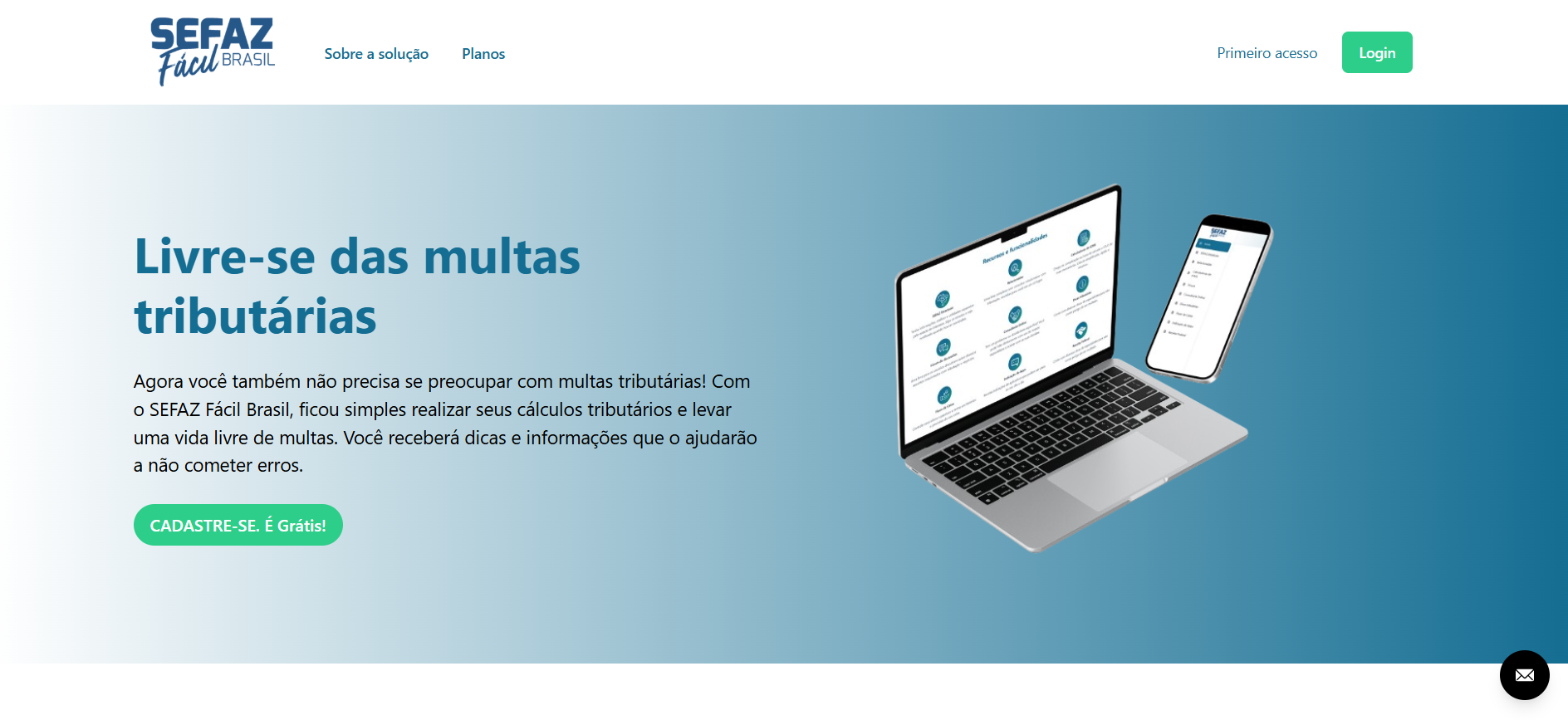 Screenshot of sefazfacilbrasil.com.br
